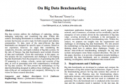 100ݿԴݼܹ֮75On Big Data Benchmarking