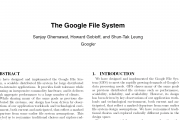 100ݿԴݼܹ֮ʮ10The Google File System