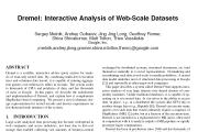 100ݿԴݼܹ֮51:Interactive Analysis of Web-Scale Datasets