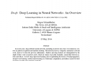 机器学习英文资料之一：Deep Learning in Neural Networks：An Overview